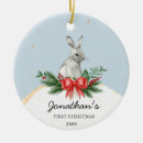 Search for rabbits christmas tree decorations Watercolor