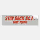 Search for turns bumper stickers Safety