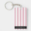 Search for pink striped key rings Geometric pattern