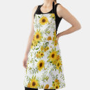 Search for sunflower aprons Watercolor