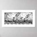 Search for viking ship art Vintage