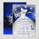 Search for royal blue princess sweet 16 invitations Sparkle