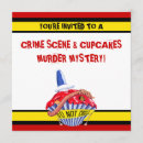 Search for crime scene invitations Murder mystery party