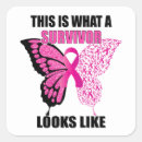 Search for survivor breast cancer stickers Butterfly