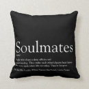 Search for soulmate cushions Black and white