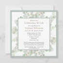 Search for bereavement invitations Botanical