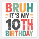 Search for 10 year stickers Birthday party