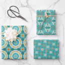 Search for robins egg blue wrapping paper Geometric