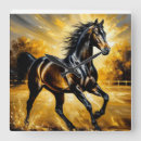 Search for black horse running art Equine