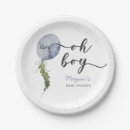 Search for oh boy baby shower plates Watercolor