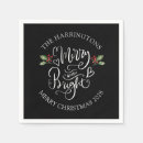 Search for black christmas napkins Calligraphy