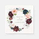 Search for fall floral napkins Navy blue
