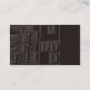 Search for printers business cards Vintage