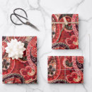 Search for pink paisley wrapping paper Retro
