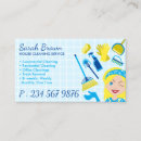 Search for cleaning girl business cards Janitorial