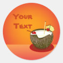 Search for coconut drink stickers Luau