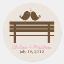 Search for love bird wedding stickers Modern