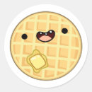 Search for cute waffle stickers Kawaii