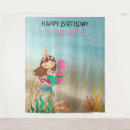 Search for mermaid backdrops Birthday