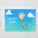 Search for hot air balloon party invitations Giraffe