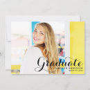 Search for no photo graduation invitations announcements Typography