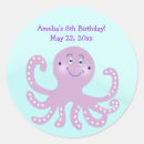 Search for purple octopus stickers Ocean
