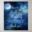 Search for moon and stars wedding signs Couple