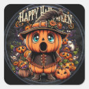 Search for cute cartoon character stickers Halloween