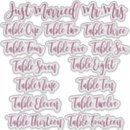 Search for large number stickers Table numbers