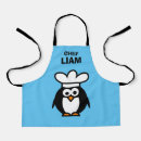 Search for cartoon penguin aprons Chef