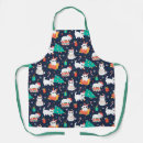 Search for christmas cat aprons Santa