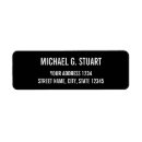Search for masculine return address labels Modern