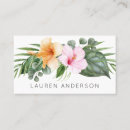 Search for hibiscus business cards Professional