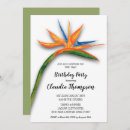 Search for bird birthday invitations Exotic
