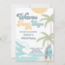 Search for waves birthday invitations The big one