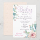 Search for cacti baby shower invitations Watercolor