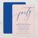 Search for classy 40th birthday invitations Chic