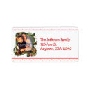 Search for gingerbread man return address labels Holly