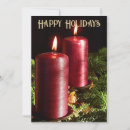 Search for red candle christmas cards Xmas