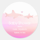 Search for cute shark stickers Pink