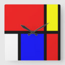 Search for piet mondrian clocks Pattern
