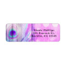 Search for peacock blue return address labels Purple