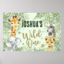 Search for jungle animal birthday posters For kids