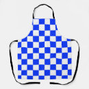Search for blue plaid pattern aprons Check