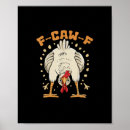 Search for vintage chicken posters F caw f