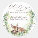 Search for forest baby shower stickers Adventure