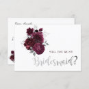 Search for gothic bridal party proposal cards Elegant