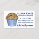 Search for muffins business cards Baking