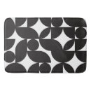 Search for black and white abstract bath mats Retro