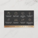 Search for bronze business cards Beauty salon